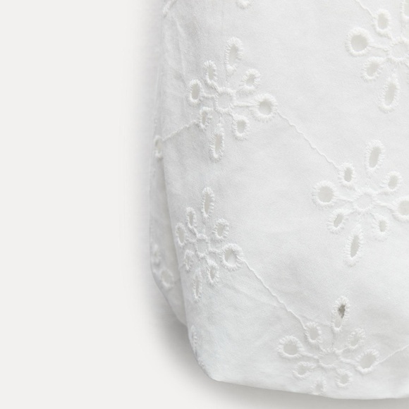 Zara ZW voluminous skirt with cutwork embroidery - Picture 6 of 10